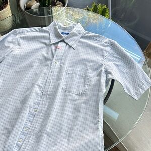 Men's Blue Checkered Shirt